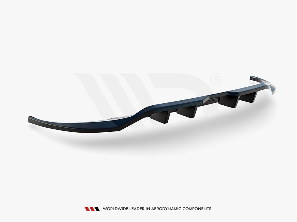 Maxton Design - Central Rear Splitter (Vertical Bars) Volkswagen Tiguan R-Line Mk2 Facelift