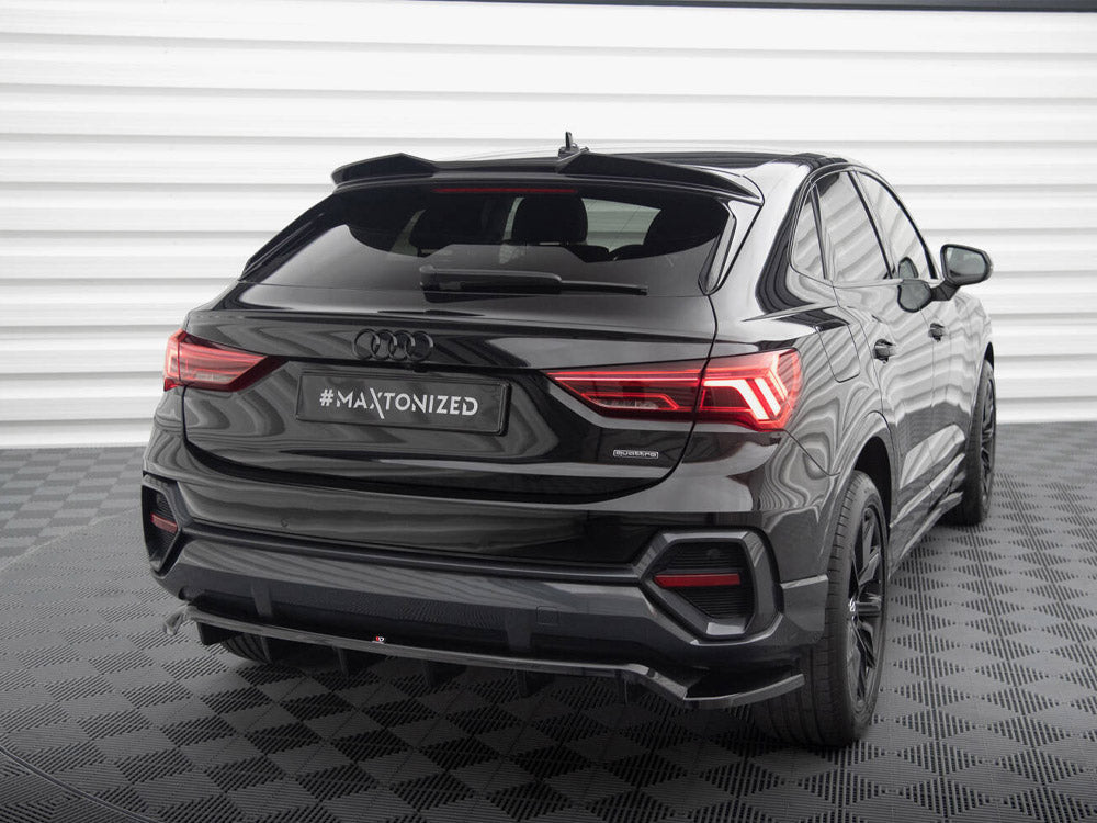 Maxton Design - CENTRAL REAR SPLITTER (VERTICAL BARS) AUDI Q3 SPORTBACK F3