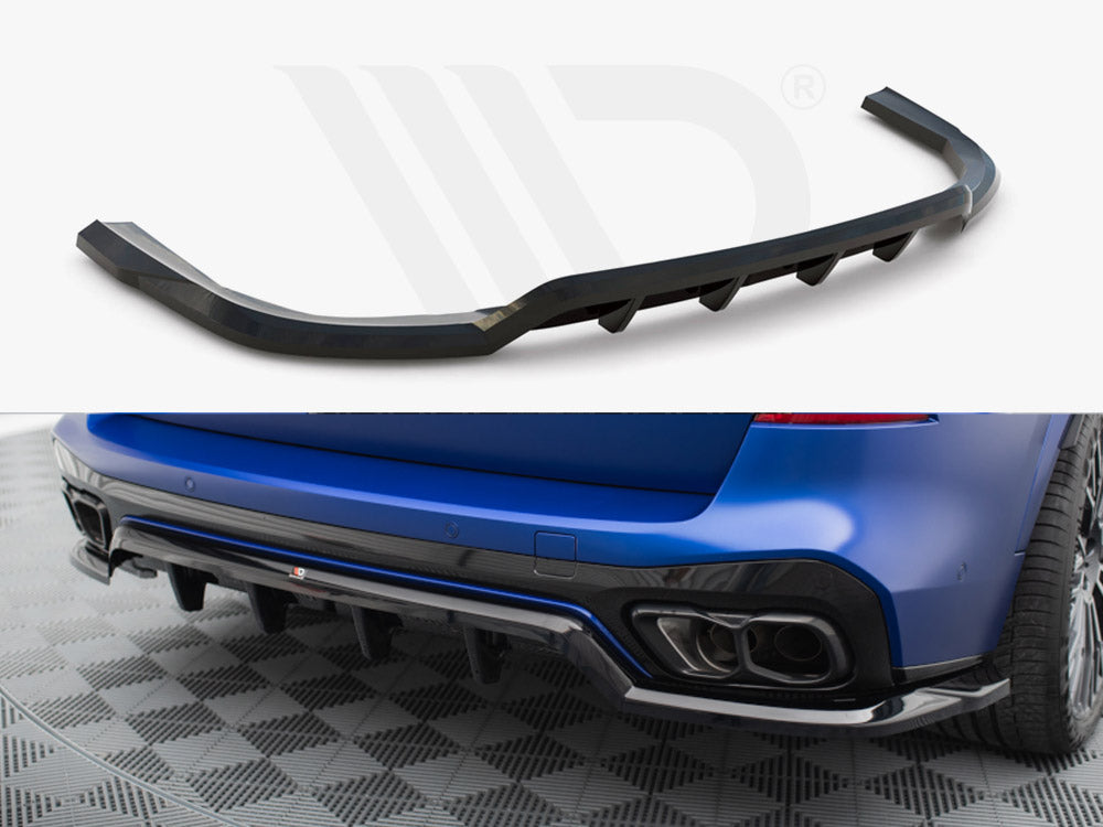 Maxton Design - Central Rear Splitter (Vertical Bars) V.1 BMW X5 M-Pack G05 Facelift