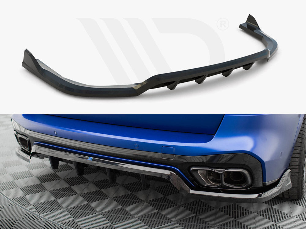 Maxton Design - Central Rear Splitter (Vertical Bars) V.2 BMW X5 M-Pack G05 Facelift