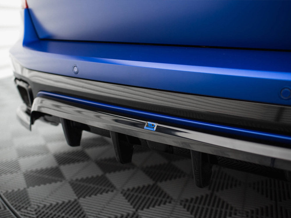 Maxton Design - Central Rear Splitter (Vertical Bars) V.2 BMW X5 M-Pack G05 Facelift