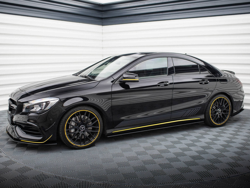 Maxton Design - STREET PRO SIDE SKIRTS DIFFUSERS MERCEDES-AMG CLA 45 C117 FACELIFT