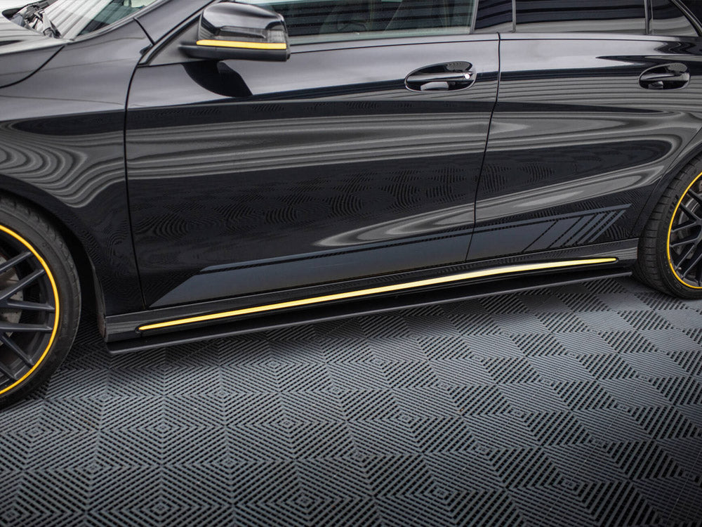 Maxton Design - STREET PRO SIDE SKIRTS DIFFUSERS MERCEDES-AMG CLA 45 C117 FACELIFT
