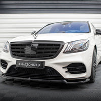 Maxton Design - Front Splitter V.1 Mercedes-Benz S AMG-Line W222 Facelift