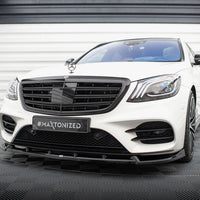 Maxton Design - Front Splitter V.2 Mercedes-Benz S AMG-Line W222 Facelift