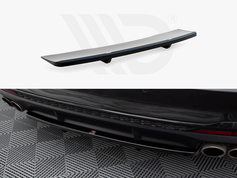 Maxton Design - Central Rear Splitter (Vertical Bars) Audi S4 B9 Facelift
