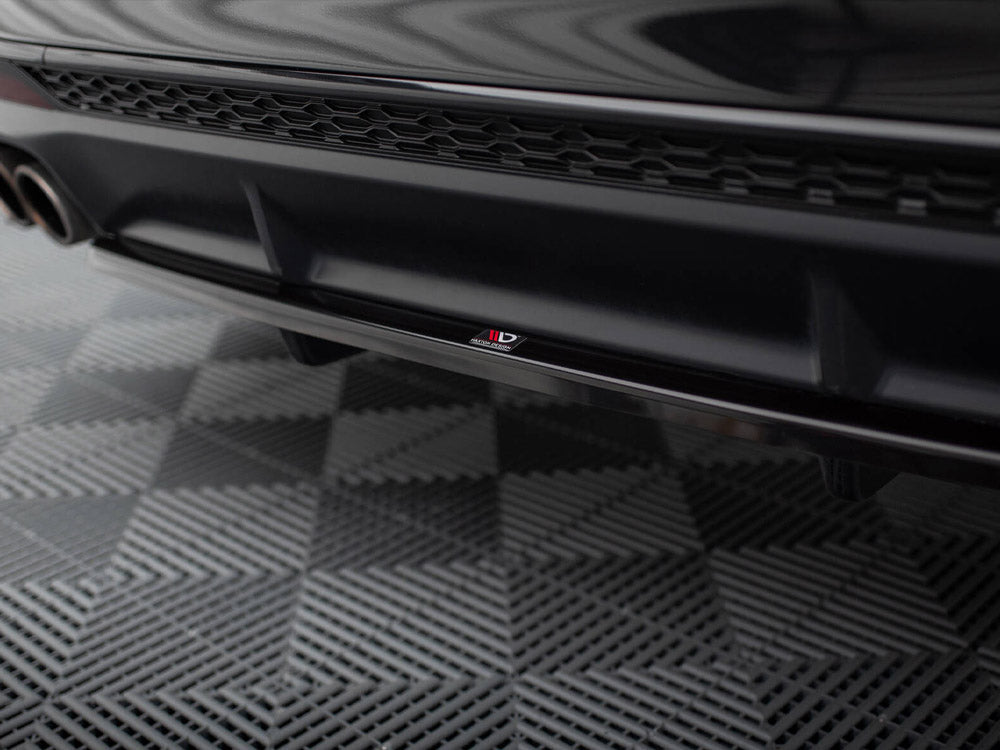 Maxton Design - Central Rear Splitter (Vertical Bars) Audi S4 B9 Facelift
