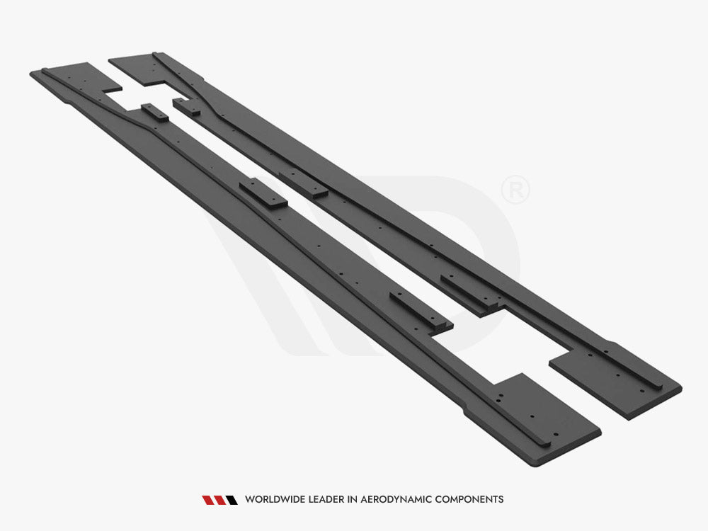 Maxton Design - STREET PRO SIDE SKIRTS DIFFUSERS MERCEDES-BENZ A 45 AMG W176 FACELIFT