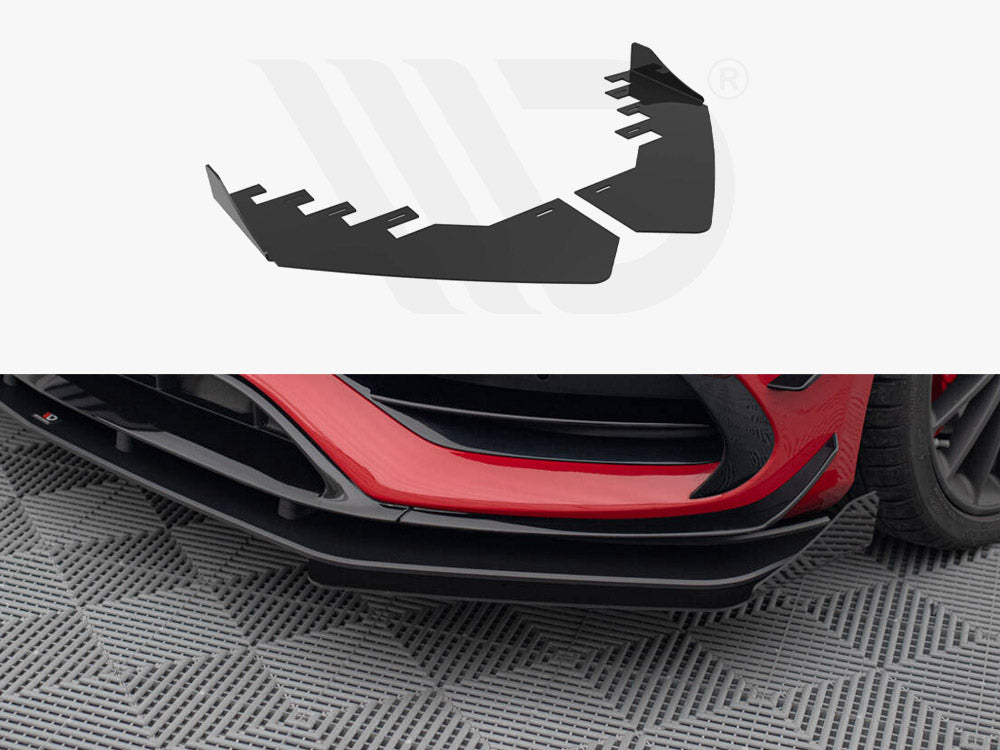 Maxton Design - FRONT FLAPS MERCEDES-BENZ A 45 AMG AERO W176 FACELIFT