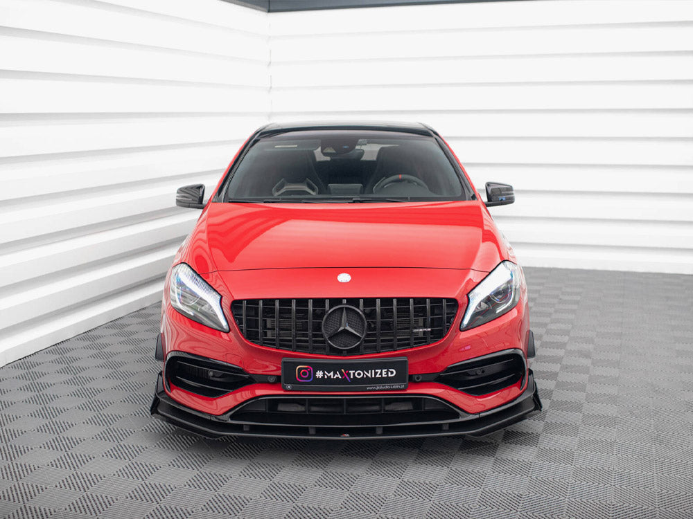 Maxton Design - FRONT FLAPS MERCEDES-BENZ A 45 AMG AERO W176 FACELIFT