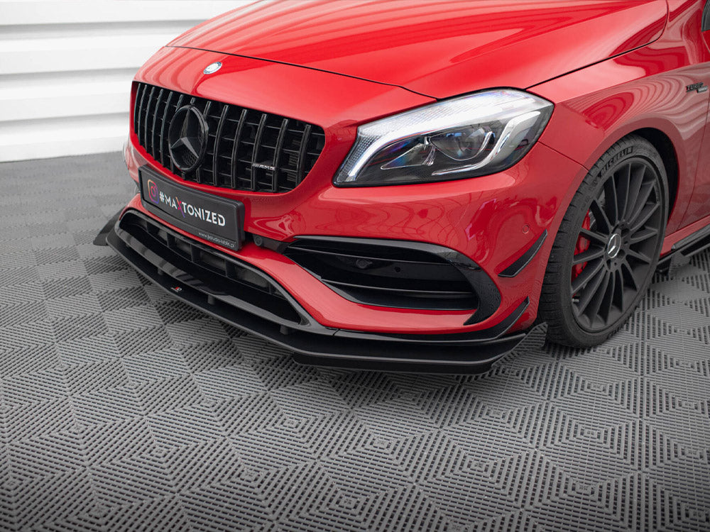 Maxton Design - FRONT FLAPS MERCEDES-BENZ A 45 AMG AERO W176 FACELIFT