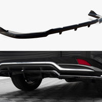 Maxton Design - Central Rear Splitter (Vertical Bars) Lexus RX Mk4 Facelift