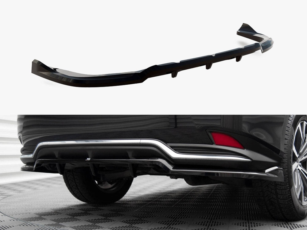 Maxton Design - Central Rear Splitter (Vertical Bars) Lexus RX Mk4 Facelift