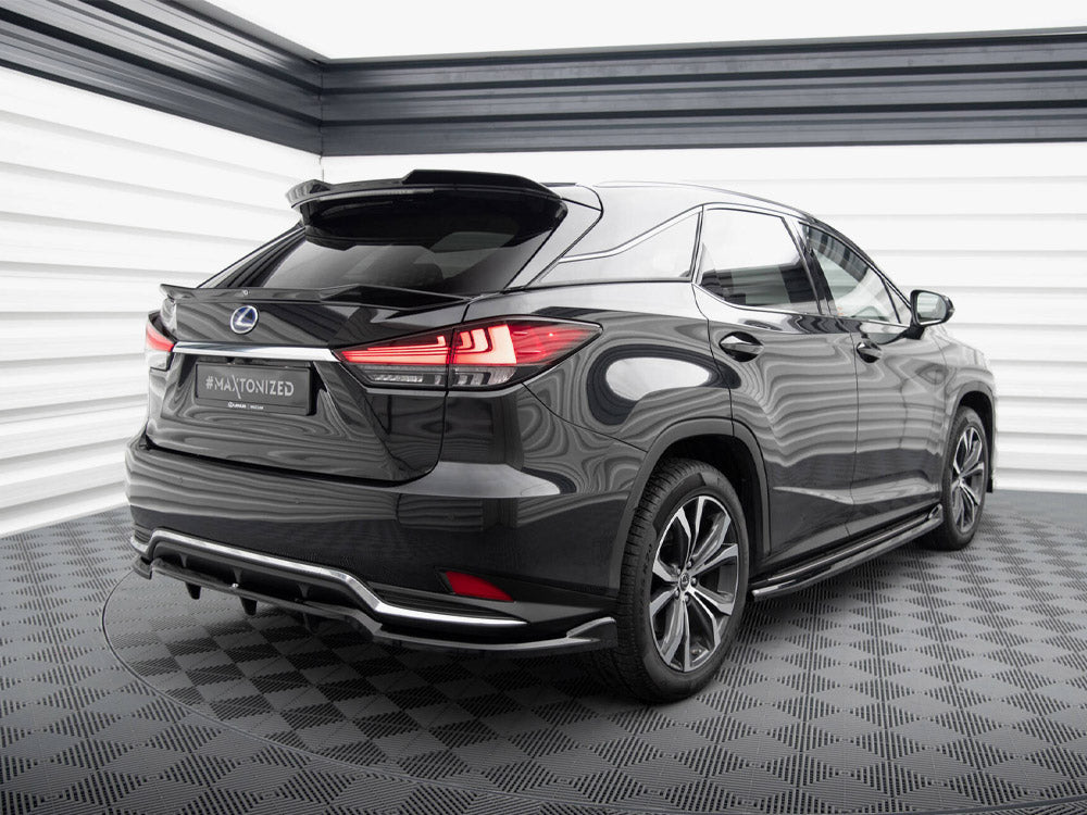 Maxton Design - Central Rear Splitter (Vertical Bars) Lexus RX Mk4 Facelift