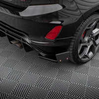Maxton Design - REAR SIDE SPLITTERS V.4 + FLAPS FORD FIESTA ST MK8/8.5