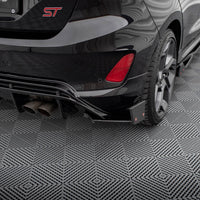 Maxton Design - REAR SIDE SPLITTERS V.4 + FLAPS FORD FIESTA ST MK8/8.5