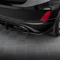 Maxton Design - STREET PRO REAR DIFFUSER(+FLAPS) FORD FIESTA MK8/8.5 ST (2018-2024)