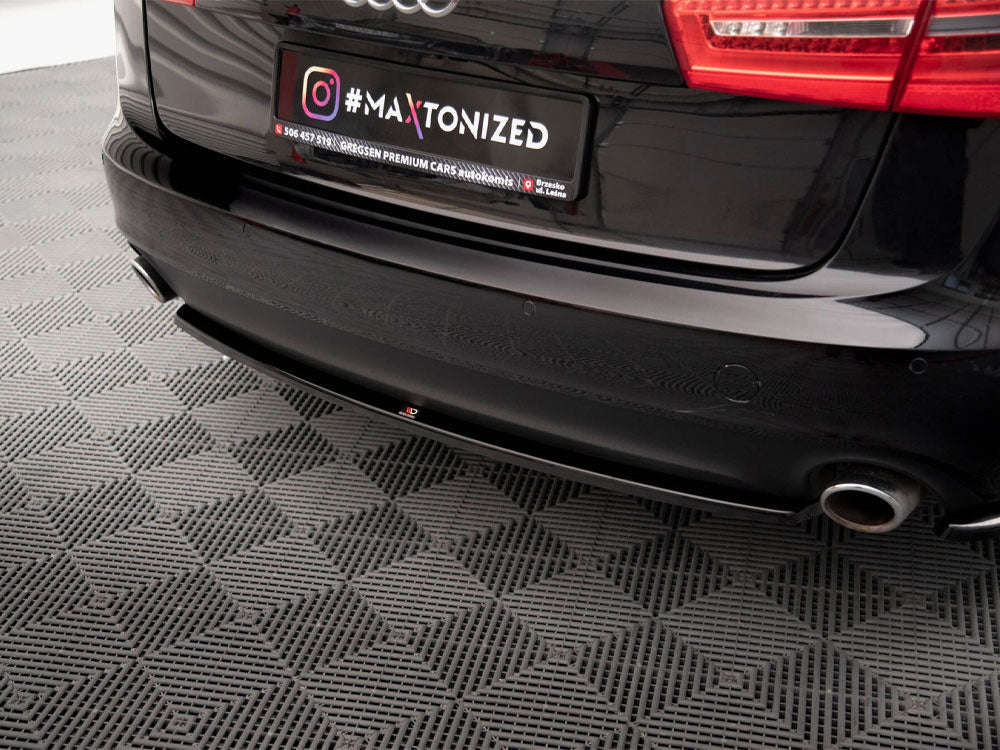 Maxton Design - CENTRAL REAR SPLITTER AUDI A6 AVANT C7