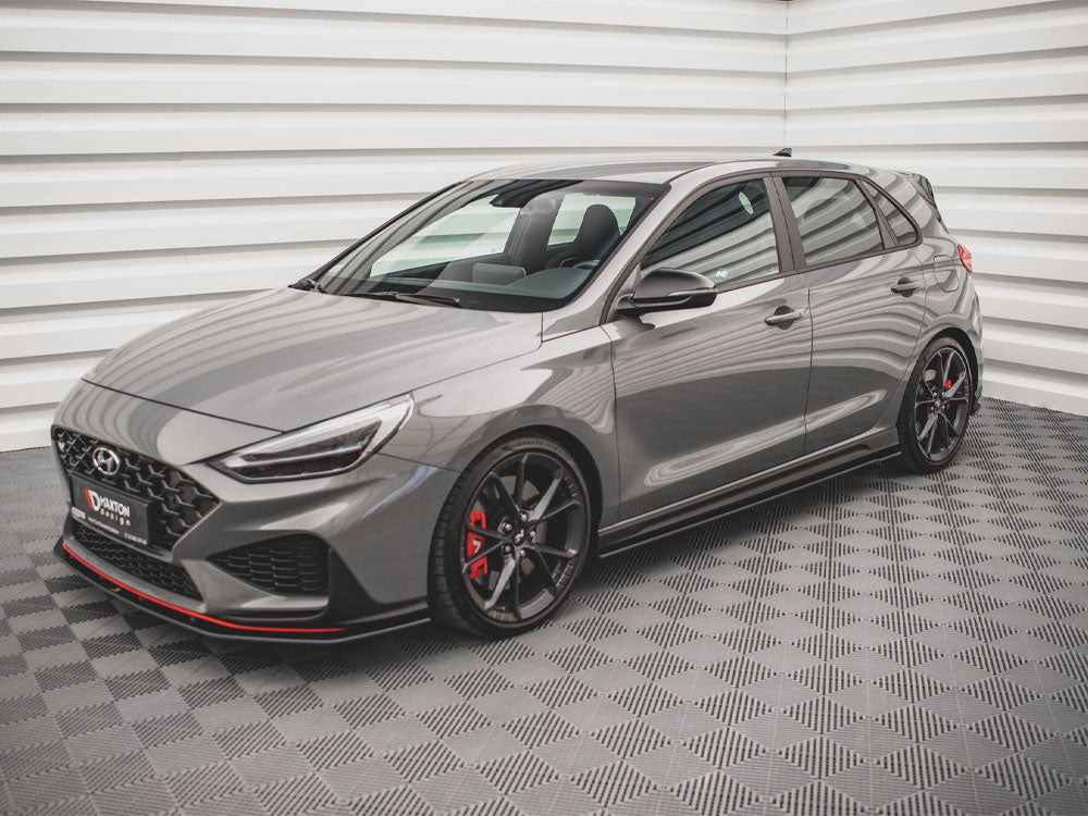 Maxton Design - Street PRO Side Skirts Diffusers V.2 Hyundai I30 N Mk3 / Mk3 FL