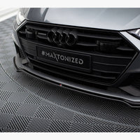 Maxton Design - Front Splitter V.1 Audi A7 S-Line C8 / S7 C8 / C8 Facelift / S7 Facelift