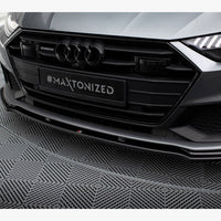 Maxton Design - FRONT SPLITTER V.2 AUDI S7 C8/ A7 S-LINE C8 SPORTBACK