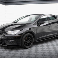 Maxton Design - SIDE SKIRTS SPLITTERS V4 SEAT LEON CUPRA/ FR MK3 FACELIFT (2017-2019)