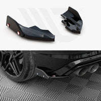 Maxton Design - Rear Side Splitters V.6 + Flaps Volkswagen Golf R Mk8