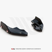 Maxton Design - Rear Side Splitters V.6 + Flaps Volkswagen Golf R Mk8