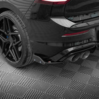 Maxton Design - Rear Side Splitters V.6 + Flaps Volkswagen Golf R Mk8