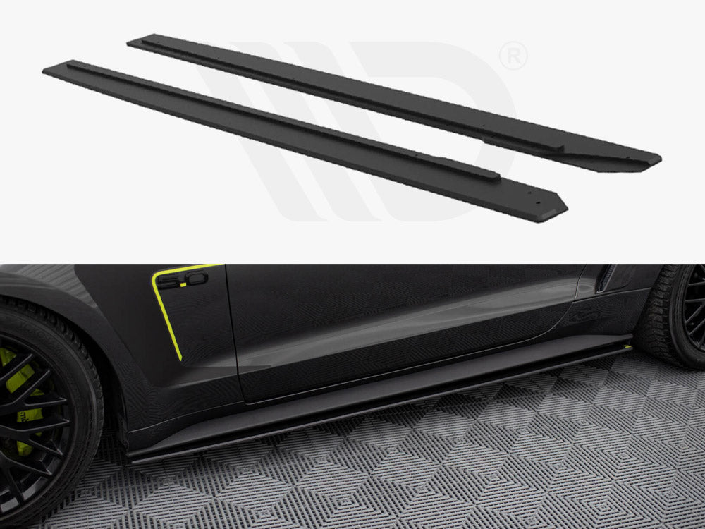 Maxton Design - Street PRO Side Skirts Diffusers Ford Mustang GT Mk6