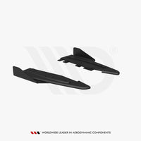 Maxton Design - Street Pro Rear Side Splitters + Flaps Ford Mustang GT Mk6