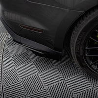 Maxton Design - Street Pro Rear Side Splitters + Flaps Ford Mustang GT Mk6