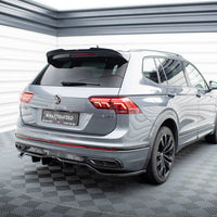 Maxton Design - Central Rear Splitter (Vertical Bars) Volkswagen Tiguan Allspace R-Line Mk2 Facelift