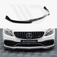 Maxton Design - Front Splitter V.3 Mercedes-AMG C63 Sedan / Estate W205 / S205