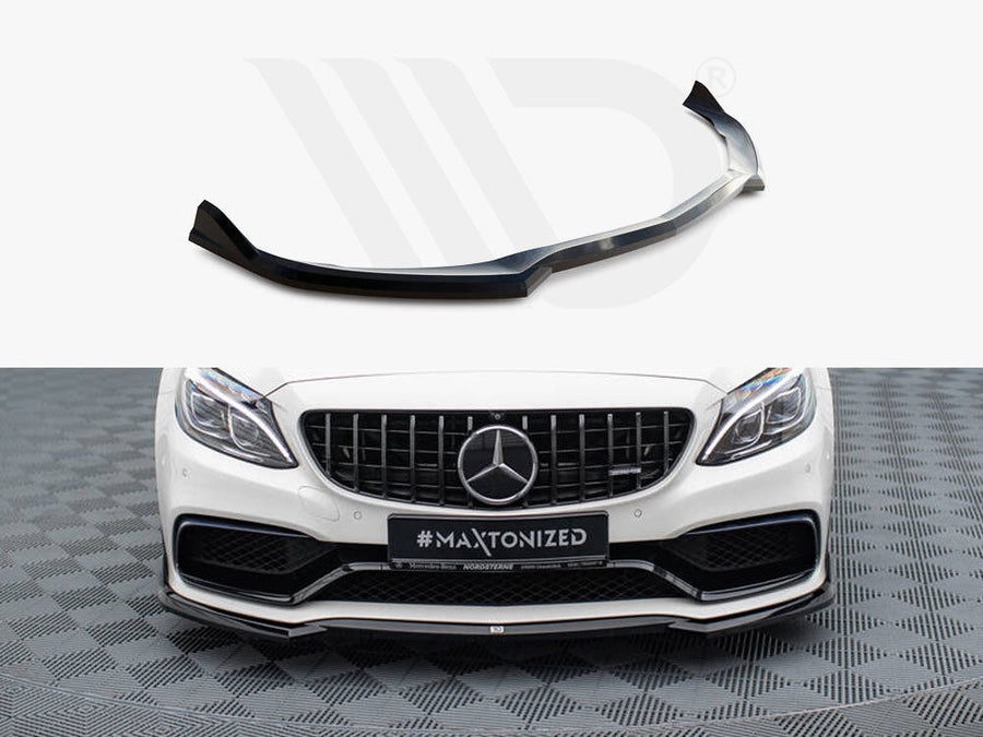 Maxton Design - Front Splitter V.3 Mercedes-AMG C63 Sedan / Estate W205 / S205