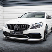 Maxton Design - Front Splitter V.3 Mercedes-AMG C63 Sedan / Estate W205 / S205