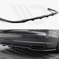 Maxton Design - CENTRAL REAR SPLITTER (VERTICAL BARS) AUDI A8 D4 FACELIFT (2013-2017)