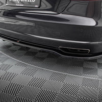 Maxton Design - CENTRAL REAR SPLITTER (VERTICAL BARS) AUDI A8 D4 FACELIFT (2013-2017)