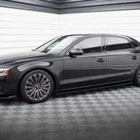 Maxton Design - SIDE SKIRTS DIFFUSERS AUDI A8 LONG D4 (2009- 2017)
