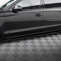 Maxton Design - SIDE SKIRTS DIFFUSERS AUDI A8 LONG D4 (2009- 2017)