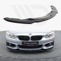 Maxton Design - Front Splitter V.1 BMW 4 Coupe / Gran Coupe / Cabrio M-Pack F32 / F36 / F33