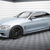 Maxton Design - SIDE SKIRTS SPLITTERS BMW 4 F32 M-SPORT (2013-2016)