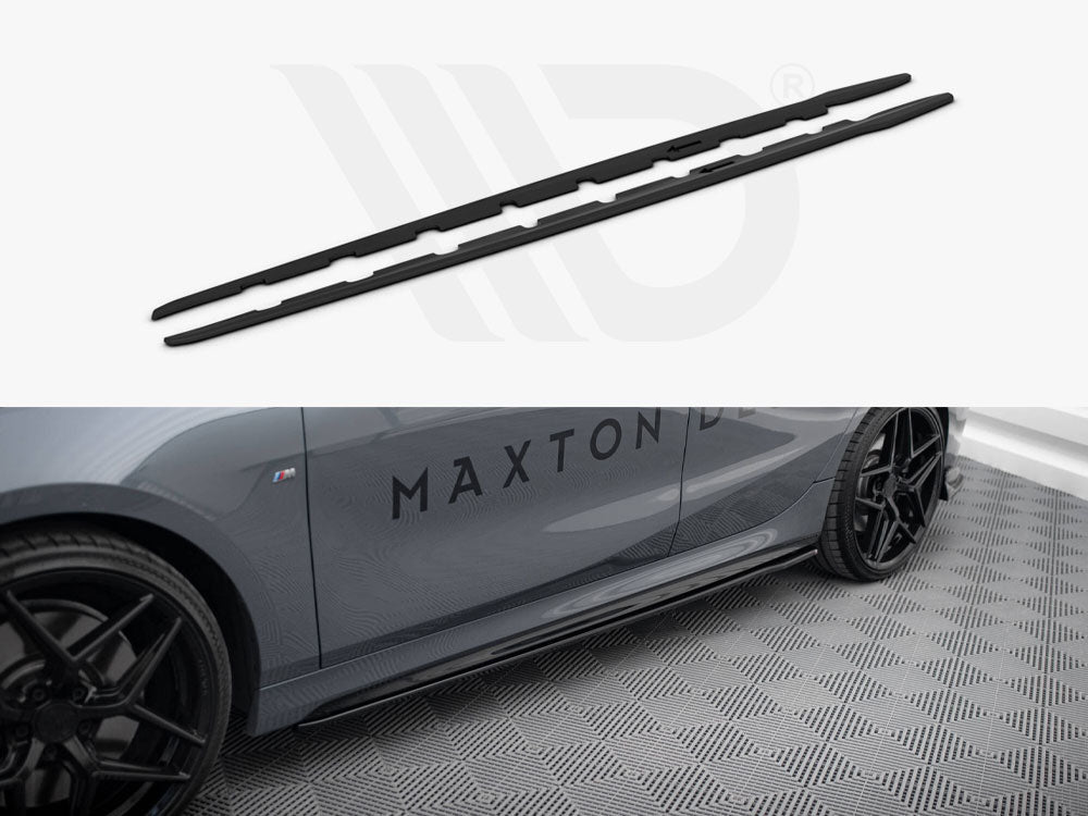 Maxton Design - SIDE SKIRTS DIFFUSERS V.2 BMW 1 F40 M-SPORT / M135I