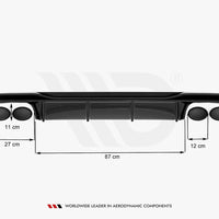 Maxton Design - Rear Valance Audi A6 S-Line / S6 C8 / C8 Facelift