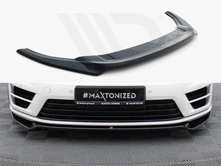 Maxton Design - Front Splitter V.2 VW Golf R / R-Line Mk7