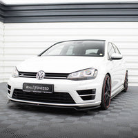 Maxton Design - Front Splitter V.2 VW Golf R / R-Line Mk7
