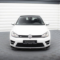 Maxton Design - Front Splitter V.2 VW Golf R / R-Line Mk7