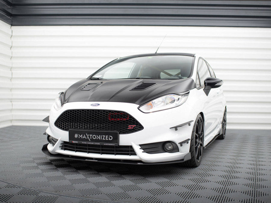 Maxton Design - Front Racing Splitter V.3 Ford Fiesta MK7 ST Facelift (2013-2017)