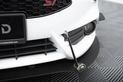 **CLEARANCE** Maxton Design - Front racing splitter Fiesta MK7 ST Facelift (NO RETURN)