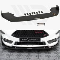 Maxton Design - Front racing splitter Fiesta MK7 ST facelift (With wings)